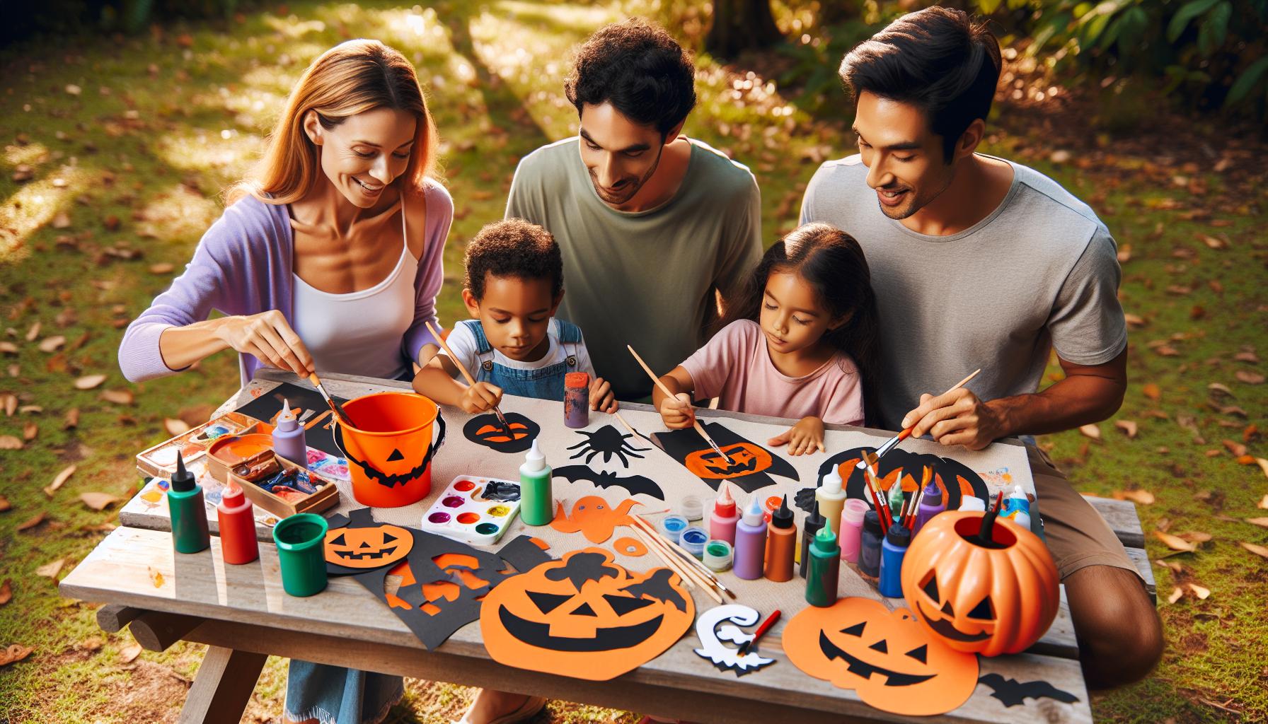 Halloween Painting for Kids: Spooky and Artistic Craft Ideas 2 halloween Painting Techniques for Young Creatives